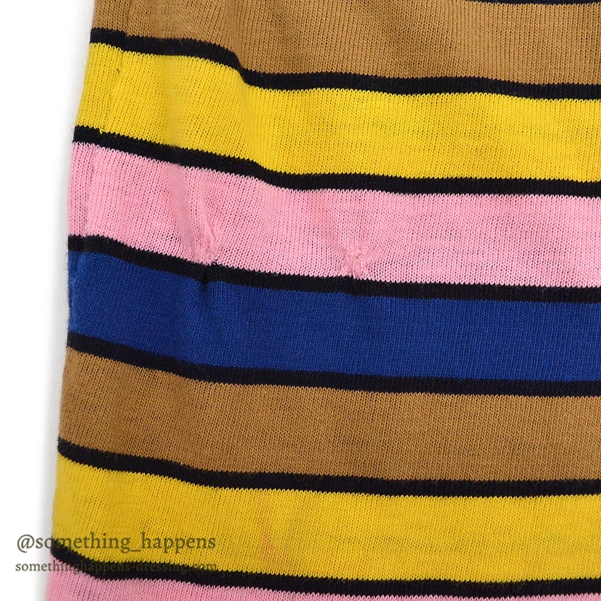 1970's CK MULTI COLOR BORDER POCKET T-SHIRT ...