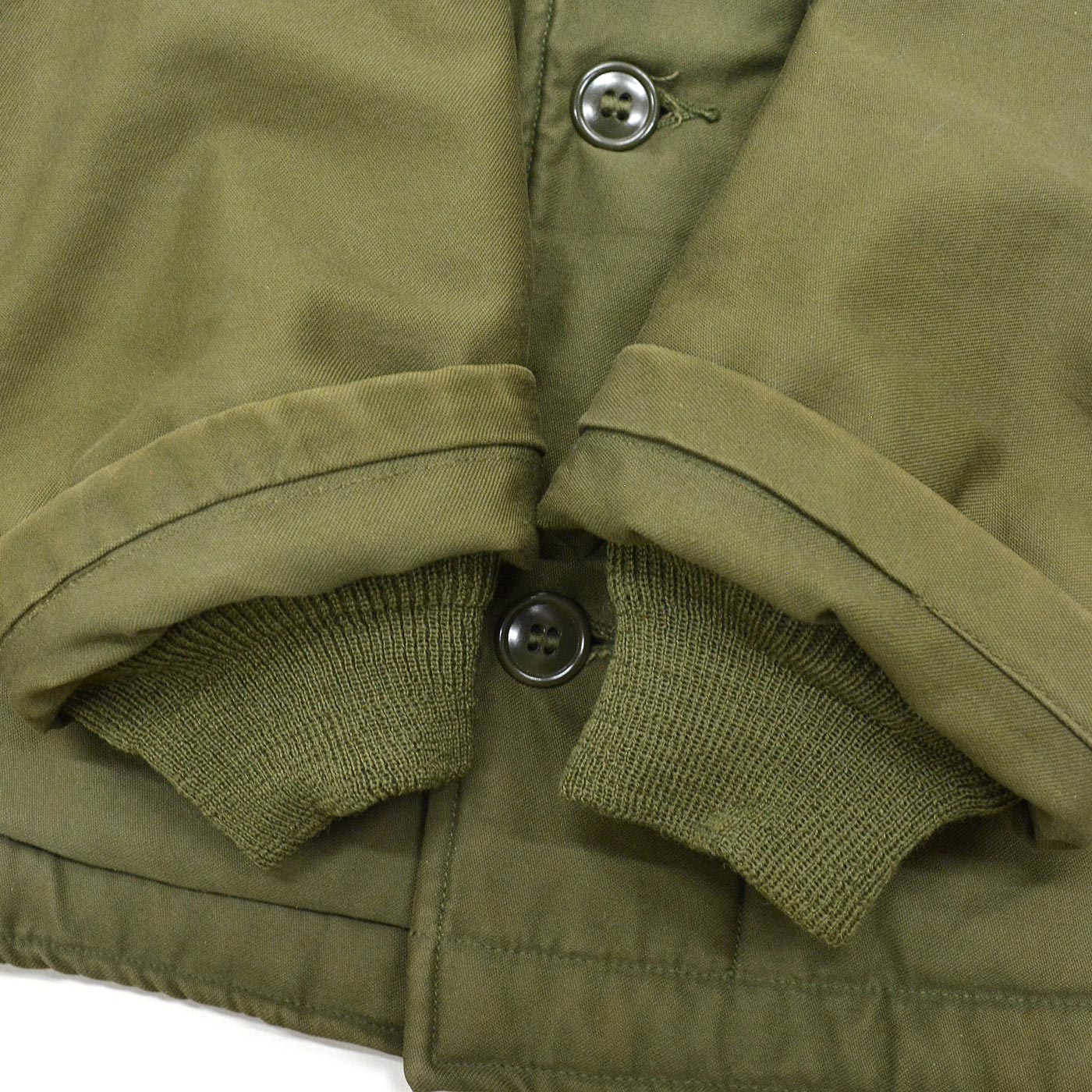 1960's U.S.NAVY A-2 DECK JACKET EARLY MODEL / ORIGINAL PATCHES ... M