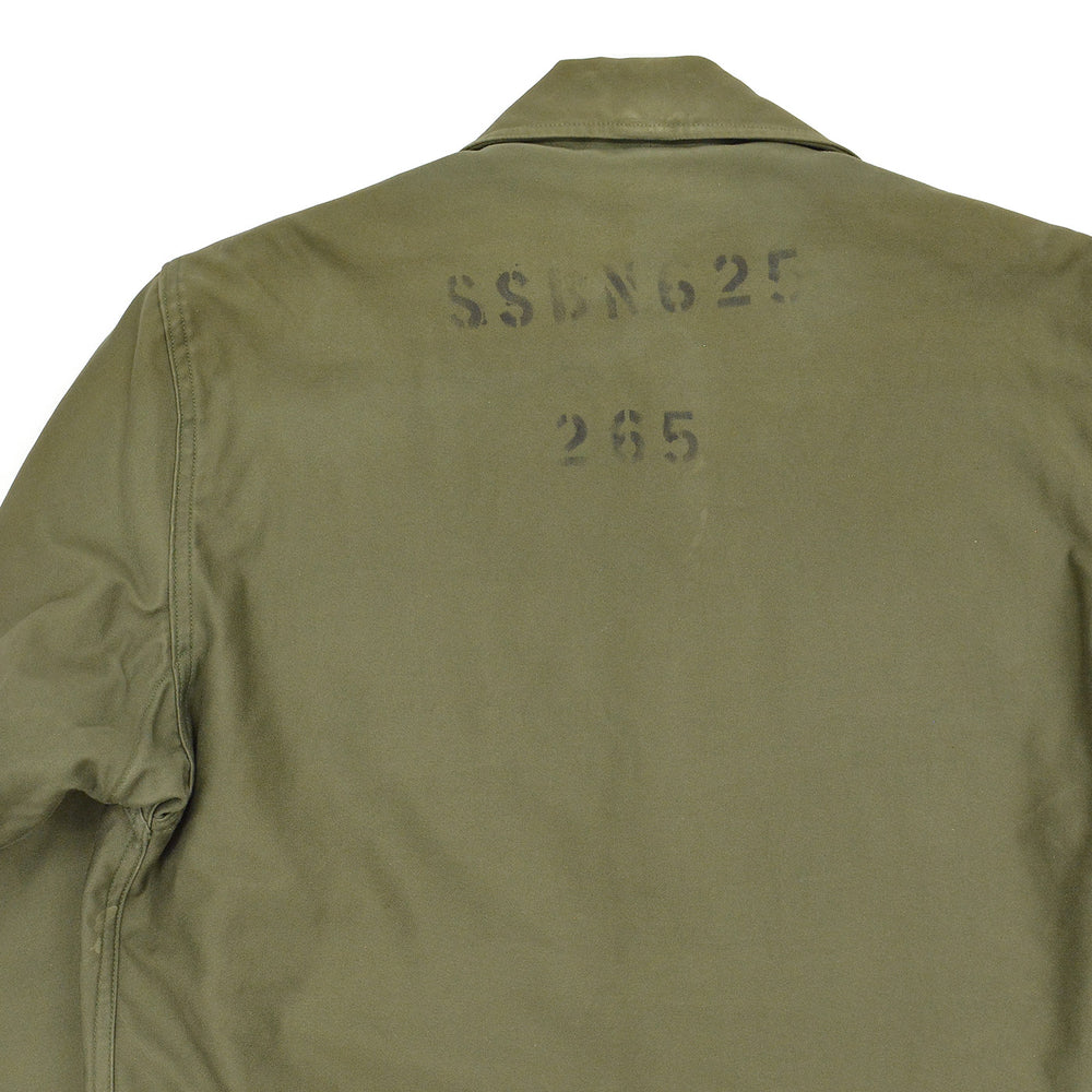 1960's USNAVY A-2 DECK JACKET EARLY MODEL / ORIGINAL PATCHES... M