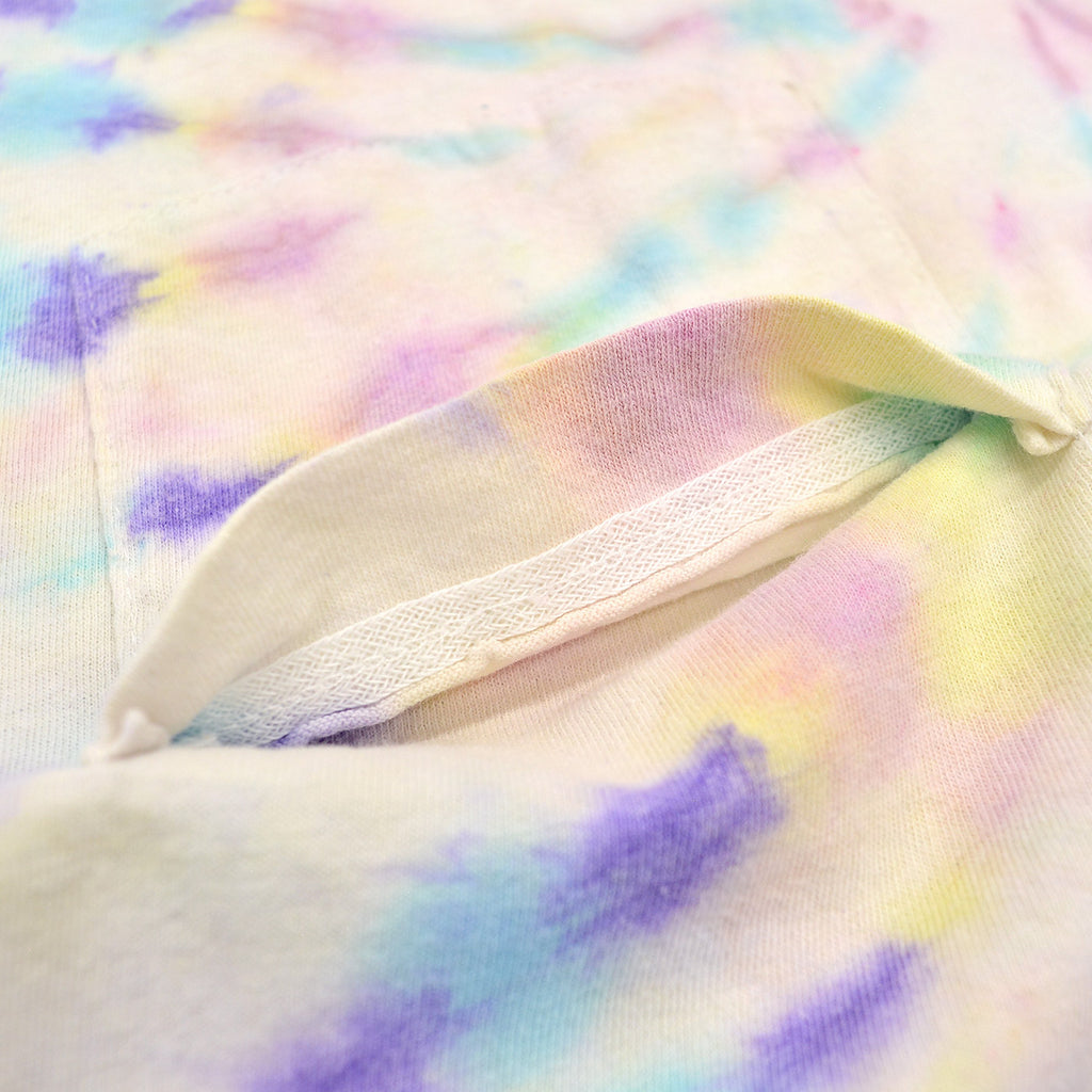 1980's BVD PASTEL COLORWAY TIE DYE POCKET T-SHIRT ... XL