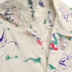 ~1950s DEER CREEK COWBOY PRINT S/S SHIRT ... M