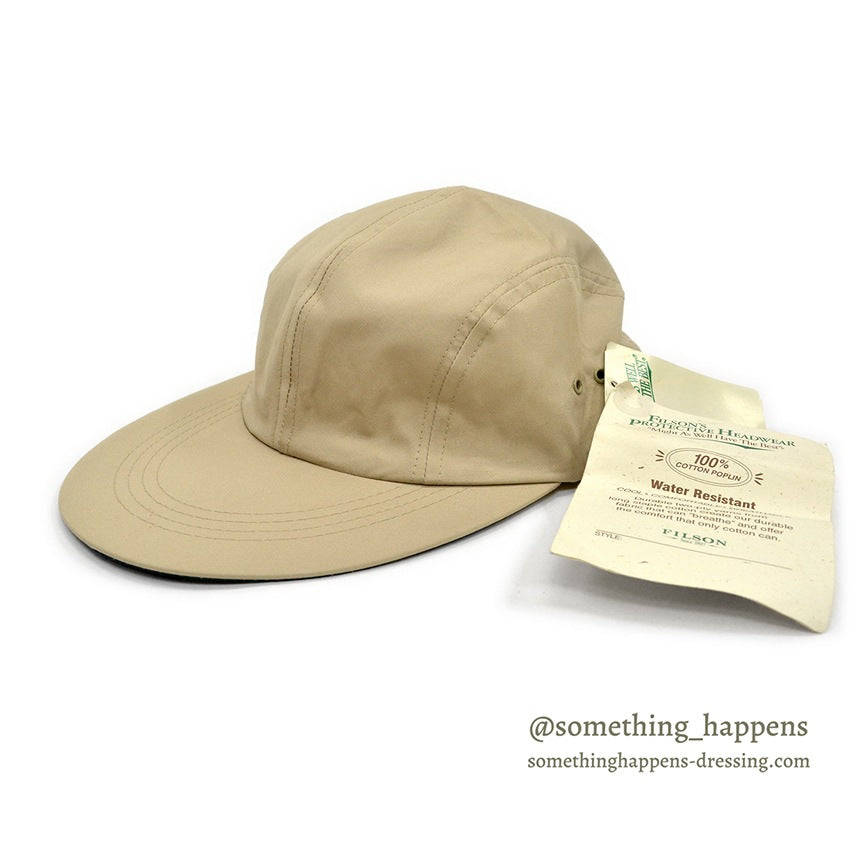 DEADSTOCK OLD FILSON POPLIN DUCK BILL CAP...XL