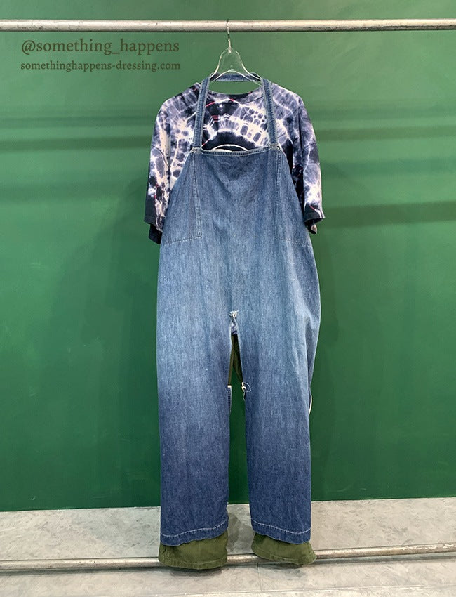 〜1950's OVERALL FRONT WORK DENIM APRON ...