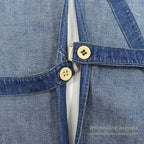 〜1950's OVERALL FRONT WORK DENIM APRON ...