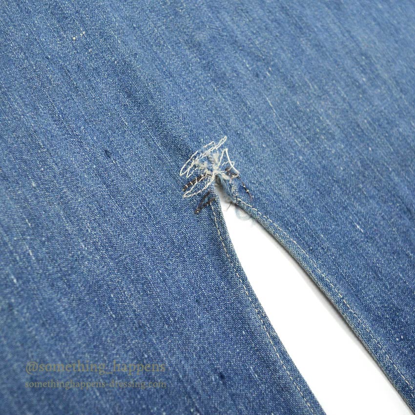 〜1950's OVERALL FRONT WORK DENIM APRON ...