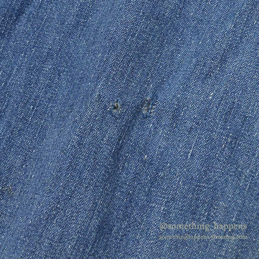 〜1950's OVERALL FRONT WORK DENIM APRON ...