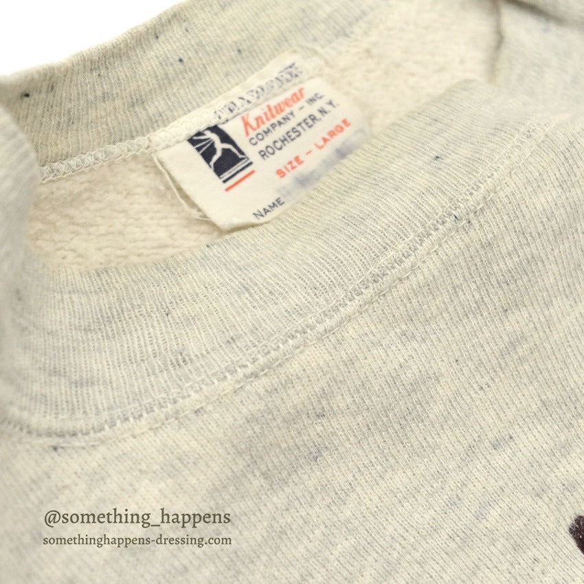 1940's~ CHAMPION COLLEGE CREWNECK SWEAT SHIRT... LARGE