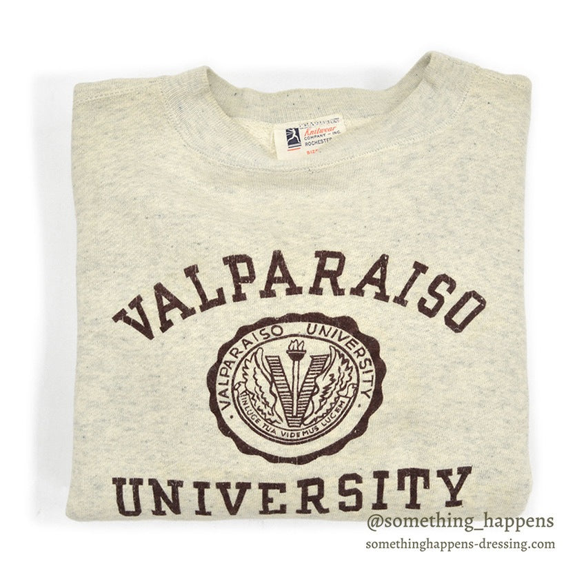 1940's~ CHAMPION COLLEGE CREWNECK SWEAT SHIRT... LARGE