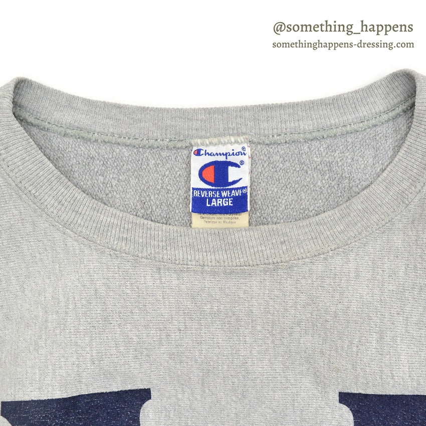 1990's CHAMPION REVERSE WEAVE SWEAT SHIRT M LOGO... LARGE