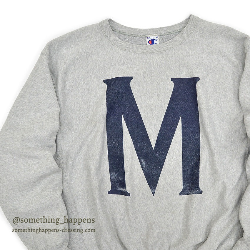 1990's CHAMPION REVERSE WEAVE SWEAT SHIRT M LOGO... LARGE