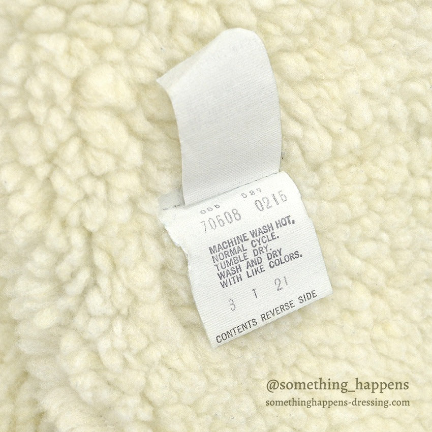 1980's Levi's 70608-0216 DENIM BOA JACKET... 42R