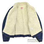1980's Levi's 70608-0216 DENIM BOA JACKET... 42R
