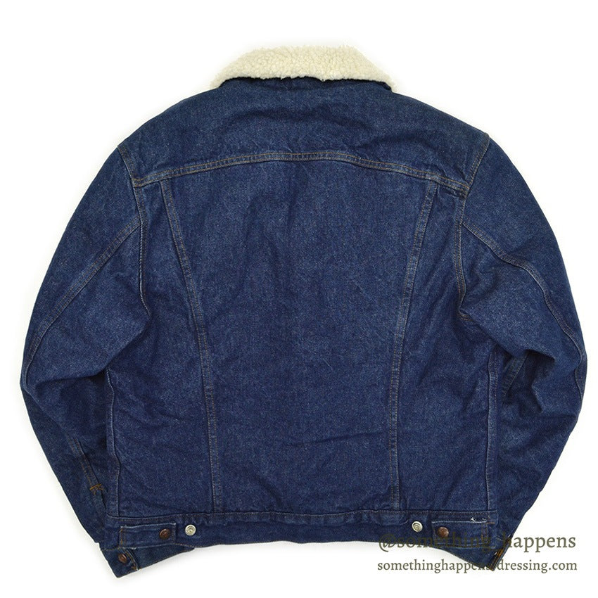 1980's Levi's 70608-0216 DENIM BOA JACKET... 42R