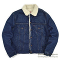 1980's Levi's 70608-0216 DENIM BOA JACKET... 42R