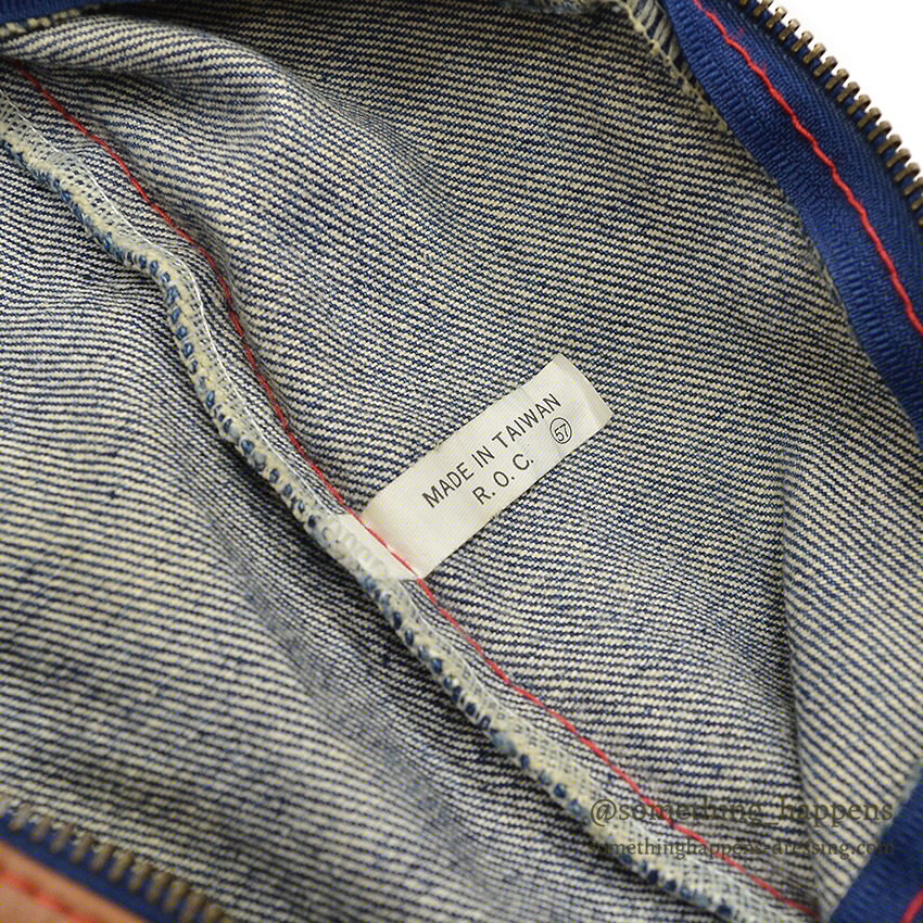 1980's PANDA ASID WASH DENIM FANNY PACK...
