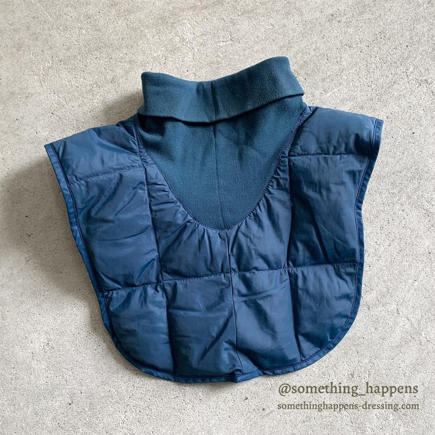 1980's EDDIE BAUER GOOSE DOWN NECK WARMER... LARGE