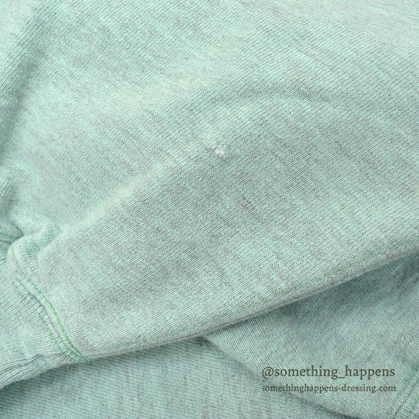 1980's CHAMPION REVERSE WEAVE SWEAT SHIRT MINT GREEN/GRAY ... X-LARGE