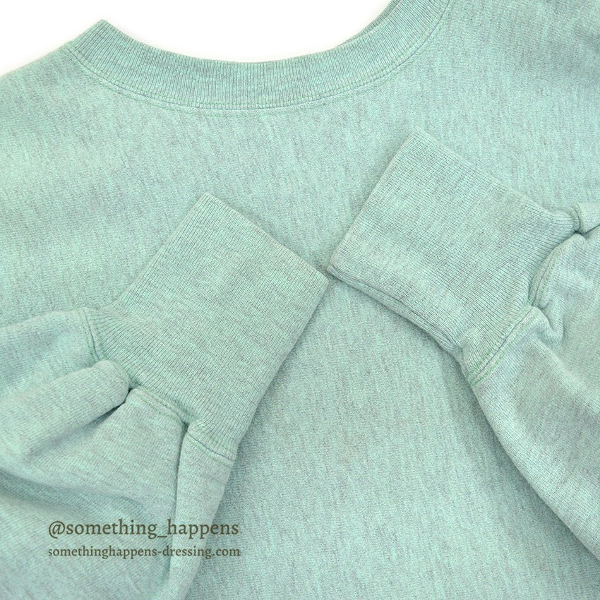 1980's CHAMPION REVERSE WEAVE SWEAT SHIRT MINT GREEN/GRAY ... X-LARGE