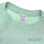 1980's CHAMPION REVERSE WEAVE SWEAT SHIRT MINT GREEN/GRAY ... X-LARGE