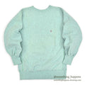 1980's CHAMPION REVERSE WEAVE SWEAT SHIRT MINT GREEN/GRAY ... X-LARGE