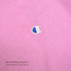 1990's CHAMPION REVERSE WEAVE SWEAT SHIRT PINK...X-LARGE