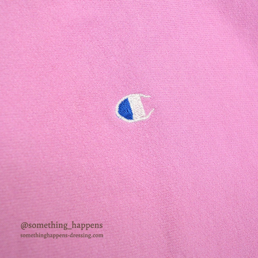 1990's CHAMPION REVERSE WEAVE SWEAT SHIRT PINK...X-LARGE