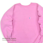 1990's CHAMPION REVERSE WEAVE SWEAT SHIRT PINK...X-LARGE