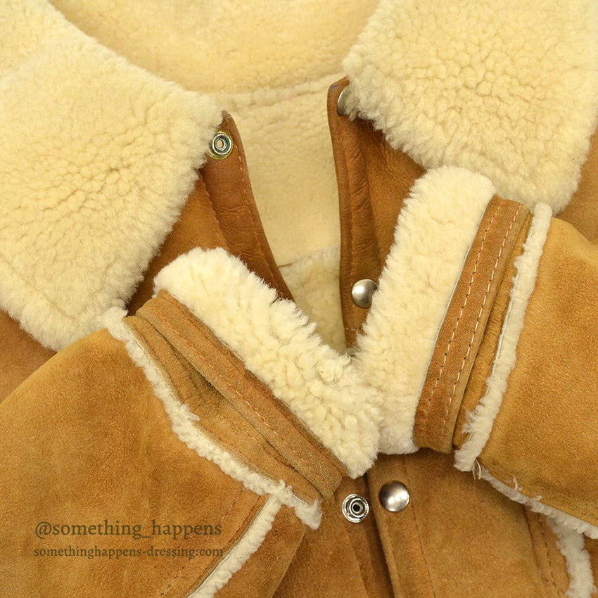 1970's~ THE SHEEP SHACK TYPE 3RD MOUTON JACKET ... 42