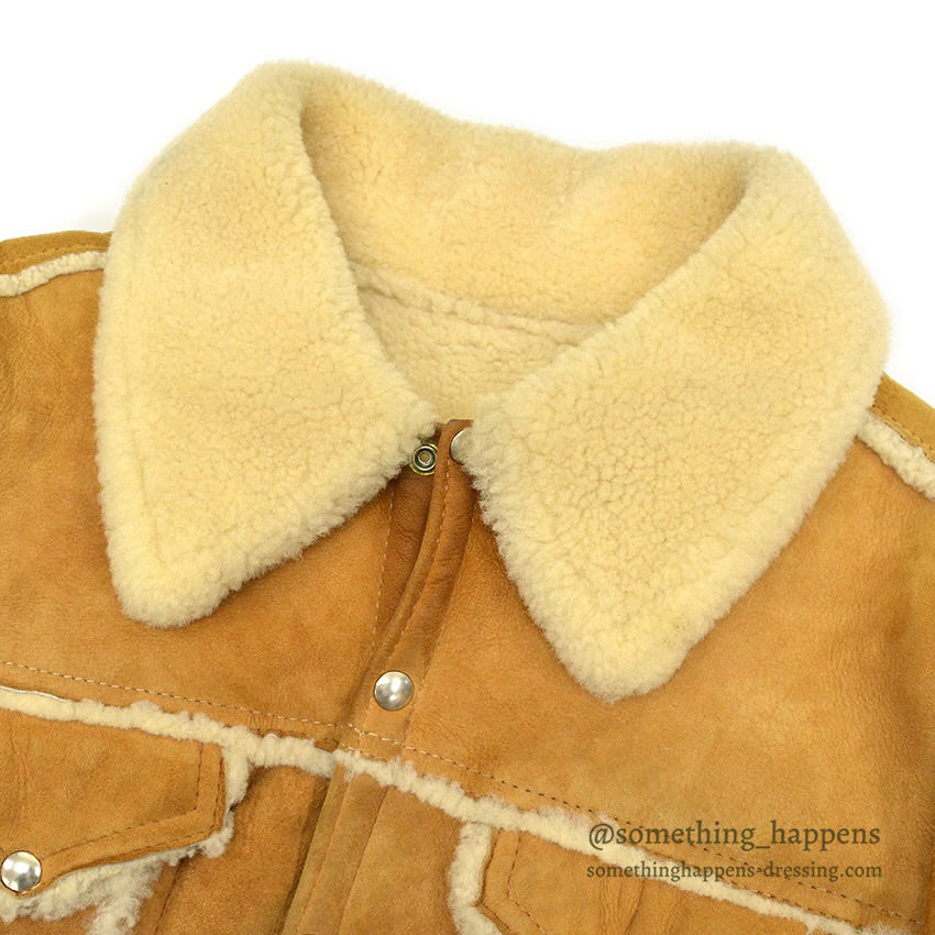 1970's~ THE SHEEP SHACK TYPE 3RD MOUTON JACKET ... 42