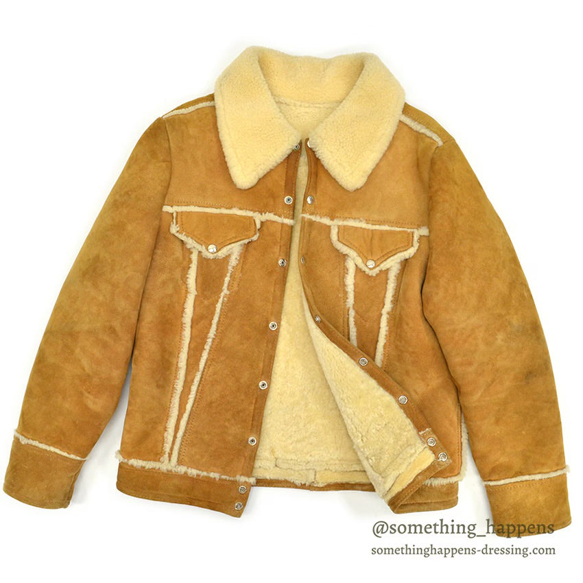 1970's~ THE SHEEP SHACK TYPE 3RD MOUTON JACKET ... 42