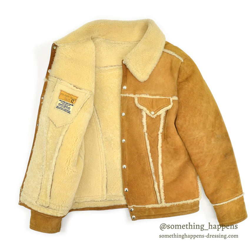 1970's~ THE SHEEP SHACK TYPE 3RD MOUTON JACKET ... 42