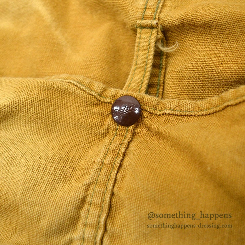1950's~ DUXBAK DUCK HUNTING VEST HALF MOON POCKET...M