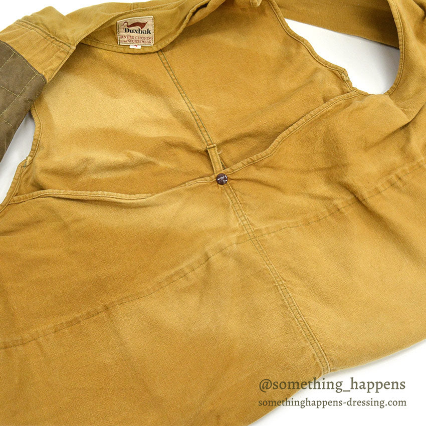 1950's~ DUXBAK DUCK HUNTING VEST HALF MOON POCKET...M