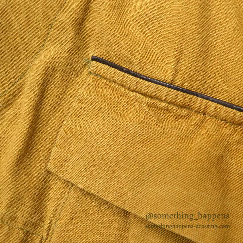 1950's~ DUXBAK DUCK HUNTING VEST HALF MOON POCKET...M