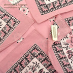 1980's DEADSTOCK BANANA REPUBLIC SAFARI & TRAVEL BANDANA PINK...