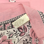 1980's DEADSTOCK BANANA REPUBLIC SAFARI & TRAVEL BANDANA PINK...
