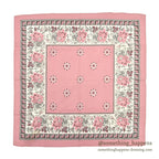1980's DEADSTOCK BANANA REPUBLIC SAFARI & TRAVEL BANDANA PINK...