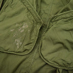 1960s US Army Parka, Men's, M-65, Aluminum Zipper... X-SMALL