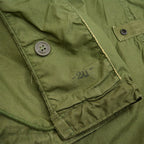 1960s US Army Parka, Men's, M-65, Aluminum Zipper... X-SMALL