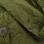 1960s US Army Parka, Men's, M-65, Aluminum Zipper... X-SMALL