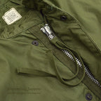 1960s US Army Parka, Men's, M-65, Aluminum Zipper... X-SMALL