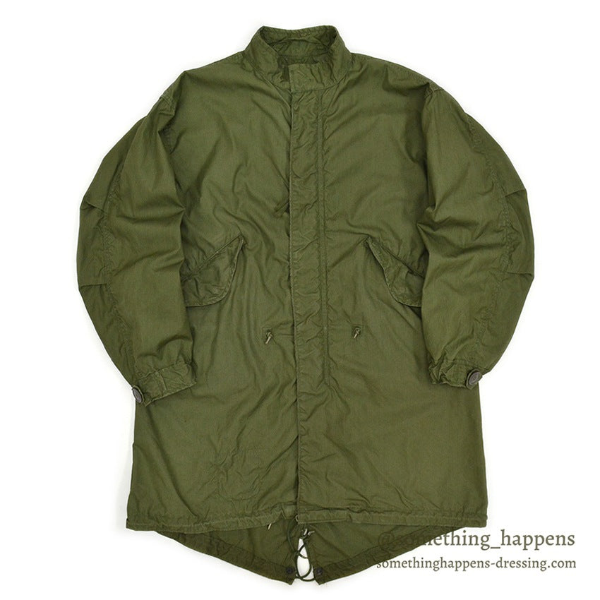 1960s US Army Parka, Men's, M-65, Aluminum Zipper... X-SMALL