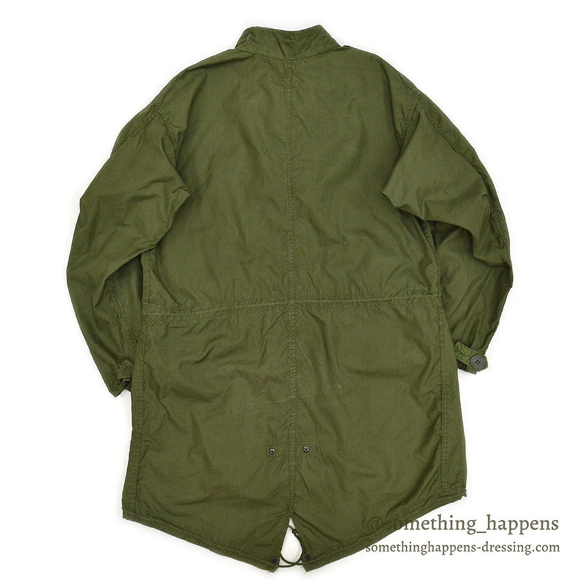 1960s US Army Parka, Men's, M-65, Aluminum Zipper... X-SMALL