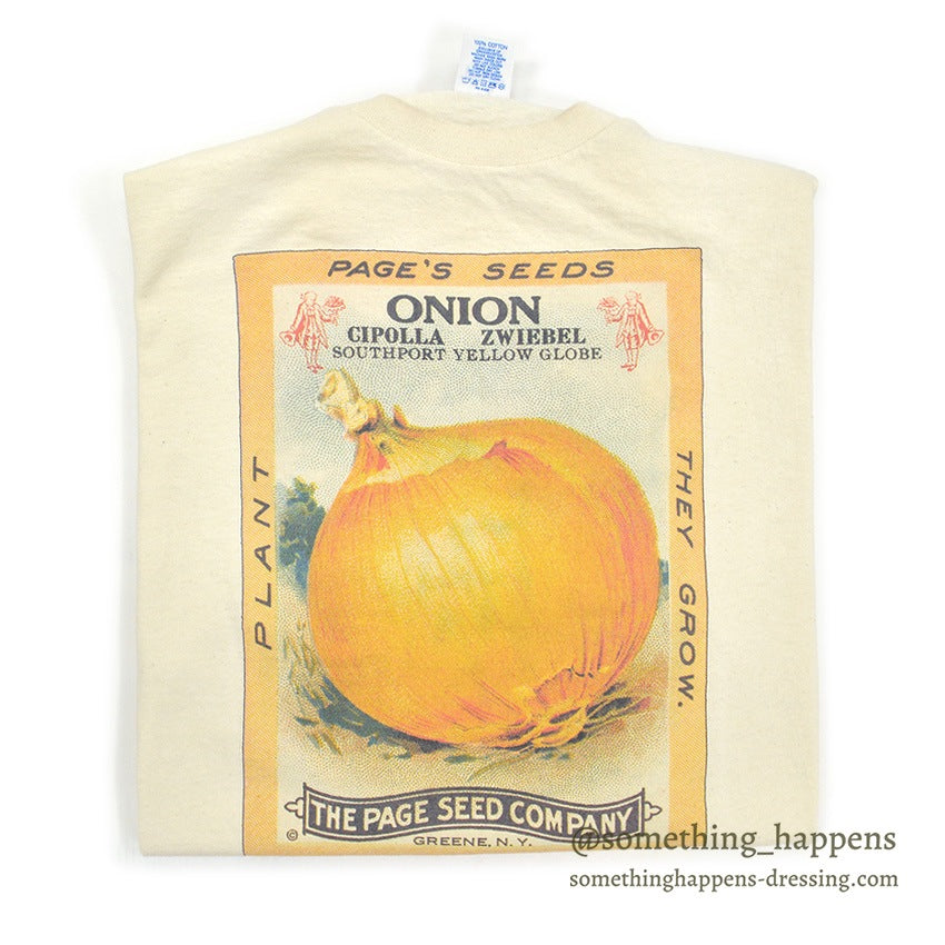 1990's VELVA SHEEN PAGE'S SEEDS ONION T-SHIRT... XL