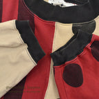 1980's~ UMEN POLKA DOT AND STRIPE SWEAT SHIRT...L