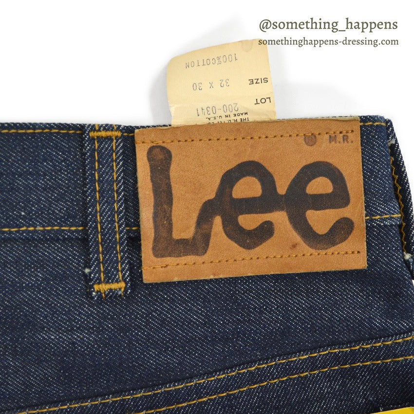 1970's DEADSTOCK Lee 200 BOOT CUT DENIM PANTS... W32 L30