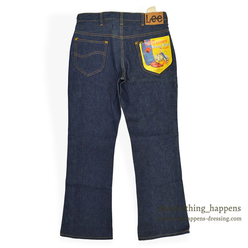 1970's DEADSTOCK Lee 200 BOOT CUT DENIM PANTS... W32 L30