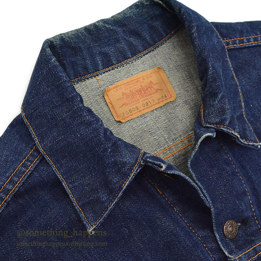 1960's LEVI'S 70505 BIG-E DENIM JACKET... 44