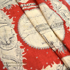 1893' COCHRANE'S TURKEY RED CHICAGO WORLD'S COLUMBIAN EXPOSITION BANDANA...