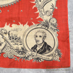 1893' COCHRANE'S TURKEY RED CHICAGO WORLD'S COLUMBIAN EXPOSITION BANDANA...